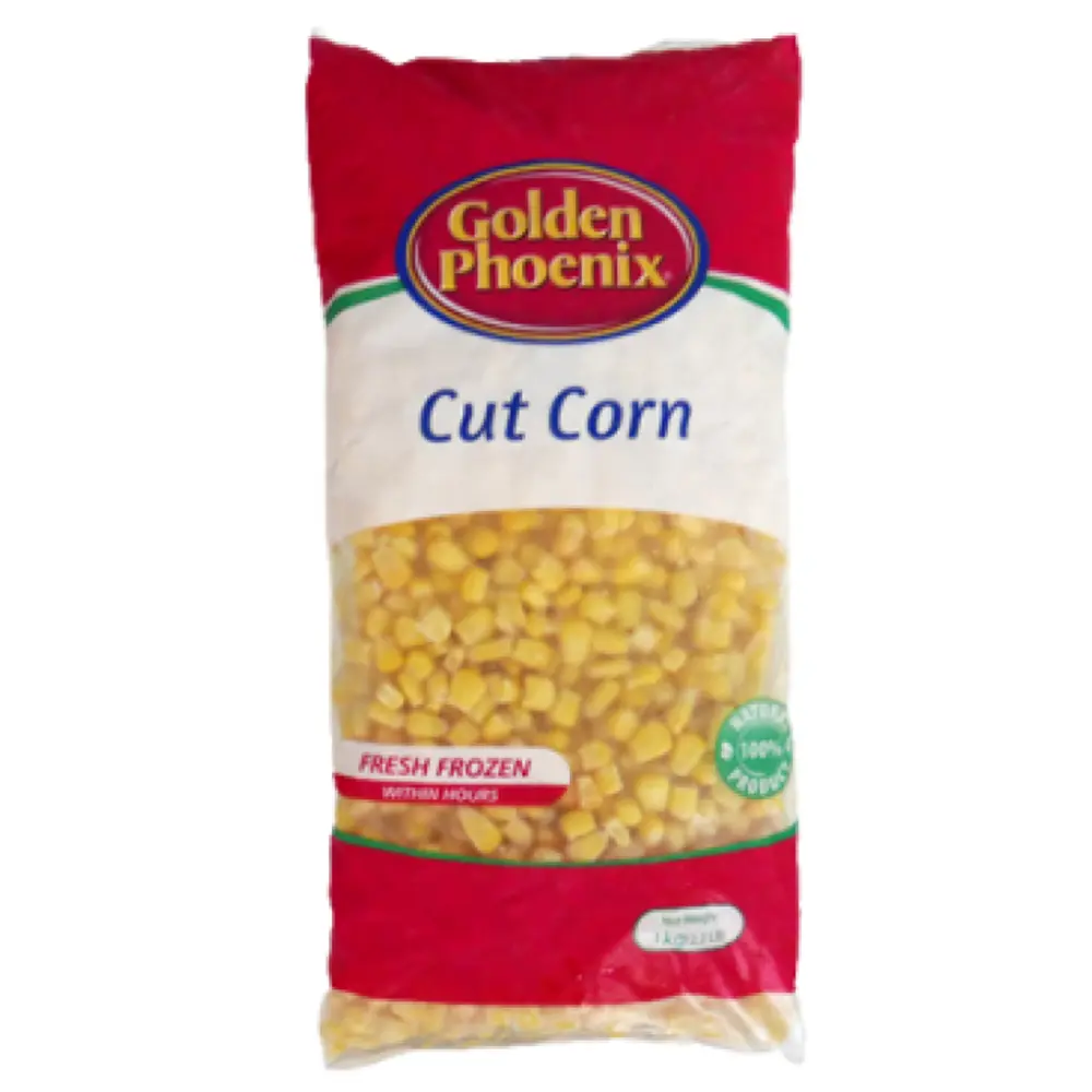 Bắp Mỹ Nguyên Hạt Đông Lạnh, Fresh Frozen Cut Corn, 2.2 lbs (1kg) - GOLDEN PHOENIX